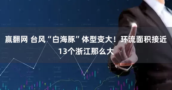 赢翻网 台风“白海豚”体型变大！环流面积接近13个浙江那么大